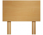 Double Wooden Headboard 4ft6 Beech