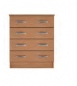 4 Draw Chest - Rounded Top Wide - Lissa Oak