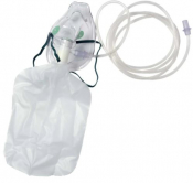 Adult Non Rebreathing Hi O2 Mask with Bag & Tubing