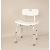 Adjustable Shower Stool (with back rest)