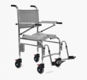 710 Attendant Push Shower Chair - 21inch