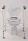 Height Adjustable Toilet Surround c/w Floor Fixings
