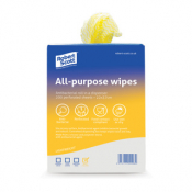 Anti-Bac Wipes All Purpose On Roll - Yellow