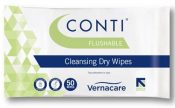 Conti Flushable Dry Wipe