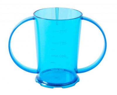 Blue Copolyester 2 Handled Beakers