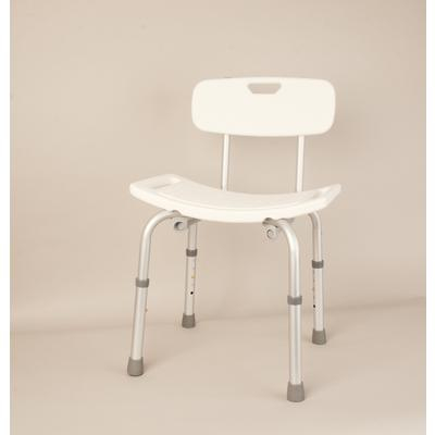 Adjustable Shower Stool (with back rest)