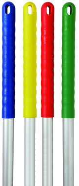 Colour coded mop handles