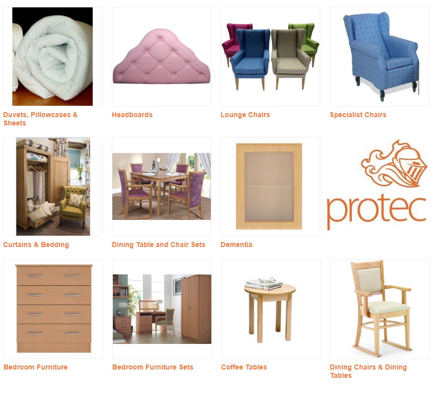 Furniture & Furnishings for the Care Sector