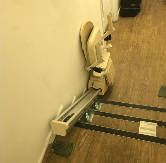 New stairlift installed in Falmouth care home