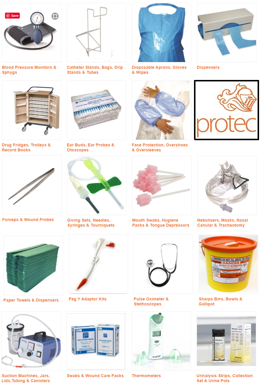 Medical Items available from Protec®