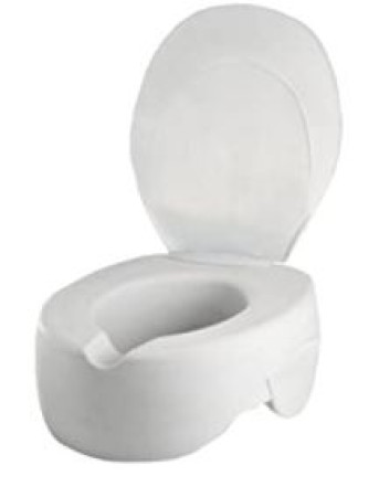 Toilet Seat Raiser with Lid