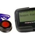 Alarm Pager With Pendant Or Wrist Panic Button 400m Range