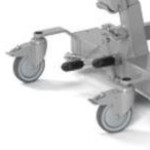 Rear Castors for Arjo Minstrel Hoist
