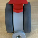 Sara Stedy Pair Rear Braked Castors