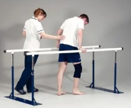 Height Adjustable Folding Parallel Bars