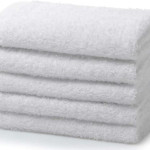 White Bathroom Flannel