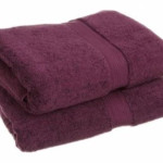 Plum Bathroom Flannel