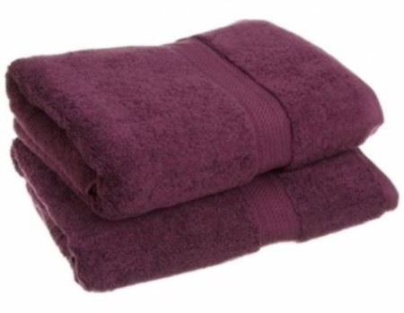 Plum Bathroom Flannel