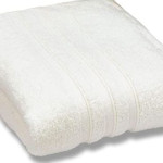 Cream Bathroom Flannel