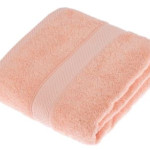 Peach Bathroom Flannel