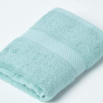 Pale Blue Bathroom Flannel