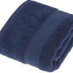 Navy Bathroom Flannel