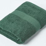 Dark Green Bathroom Flannel