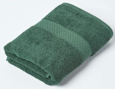 Dark Green Bathroom Flannel