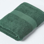 Dark Green Bathroom Hand Towel