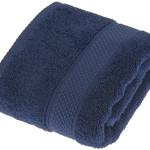 Navy Bathroom Hand Towel