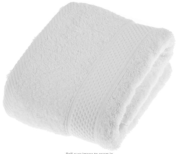 White Bath Towel