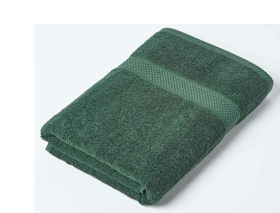 Dark Green Bath Towel