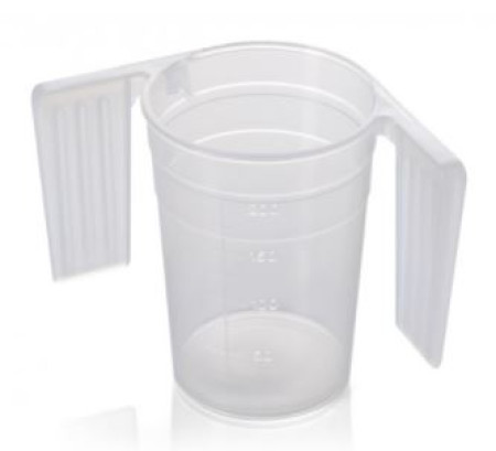 Clear Specialist Twin Handle Beaker With No Lid