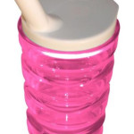 Sure Grip Pink Non Spill Mug with Lid