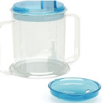 Drinking Beaker with Easy Grip Handles & Anti Splash Spout