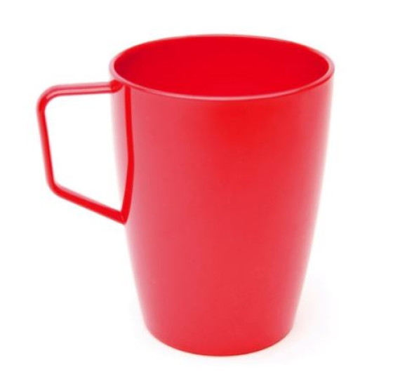 Red Antimicrobial Beaker With Handle