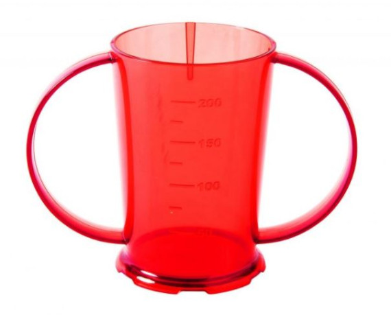 Red Copolyester 2 Handled Beakers