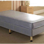 Single Divan Bed Base W/R Wooden Leg