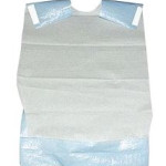 Self Adhesive Blue Disposable Bibs