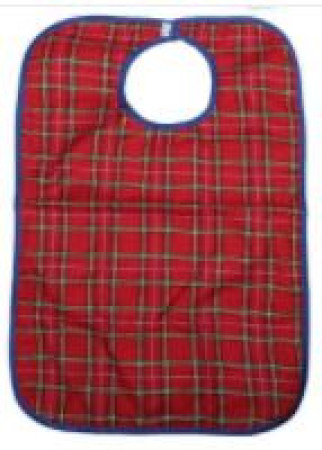 Red Long Patient Protector Bibs