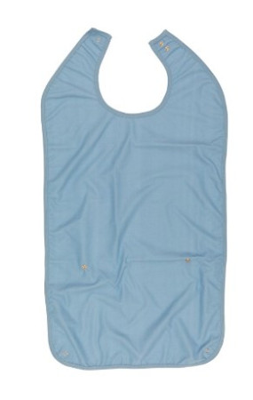 Adult Washable Bib - 90cm Light Blue