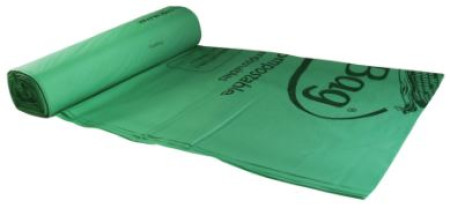 Compostable Green Bin Liners On Roll - 10Ltr