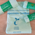 Compostable Green Bin Liners On Roll 35Ltr