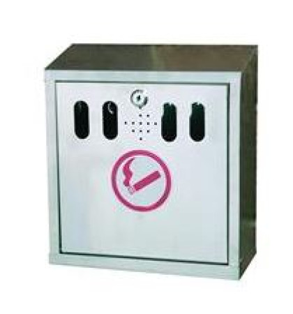 Square Wall Mounted Ashtray Bin