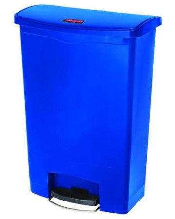 Rubbermaid Slim Jim 80Ltr Step On Container Bin - Blue