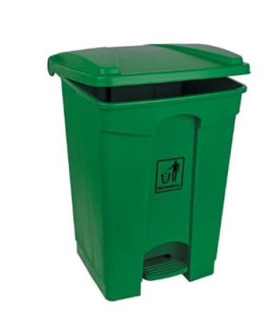 Pedal Bin - Polypropylene 45L Green