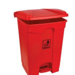 Pedal Bin - Polypropylene 45L Red