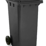 Black Wheelie Bin 240Ltr