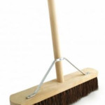 Platform Broom with Handle 24" x 55" - Stiff bristles