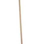 Flat Wood Broom with Handle 11.5" x 47" - Stiff Bristles